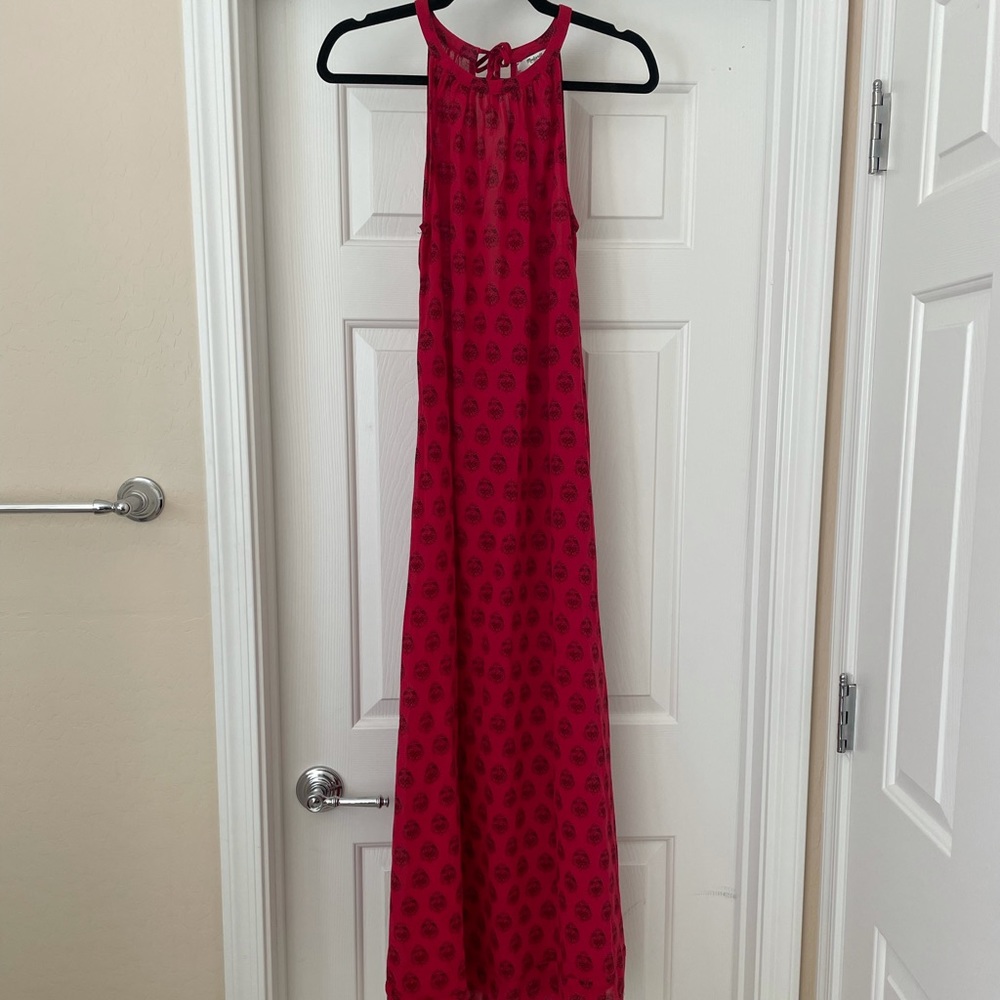 Madewell Red Maxi Dress - Picture 10 of 13